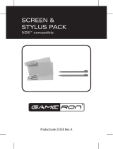 GAMERON SCREEN & STYLUS PACK Owner's manual