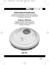 Clatronic CDP 601 Owner's manual