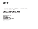 Denon DN-X500 User manual