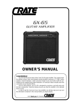 Crate GX-65 Owner's manual