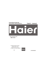 Haier HWM90-D0658 User manual