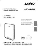 Sanyo ABC-VW24A - Air Washer Plus™ User manual
