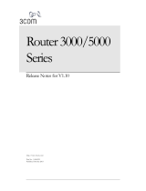 3com Router 3032 Release note