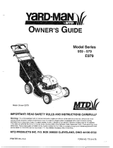 Yard-Man E979 Series Owner's manual
