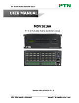PTN MDV1616A User manual