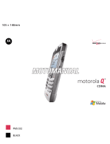 Motorola Moto Q CDMA User manual