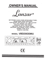 Lanzar VBD2800MU Owner's manual
