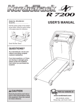 NordicTrack R 7200 Treadmill User manual