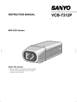 Sanyo VCB-7312P User manual