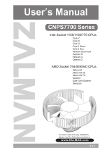 ZALMAN CNPS7700-AlCu LED User manual