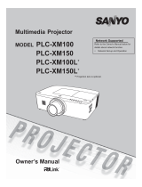 Sanyo PLC-XM150L Owner's manual