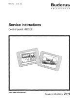 Buderus HS 2102 Service Instructions Manual