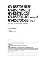 Gigabyte GV-R567ZL-1GI User manual