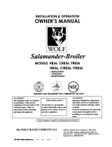 Wolf CRB36 Owner's manual