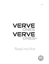 Motorola Verve Ones Read Me First