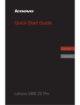 Lenovo Vibe Z2 Pro Quick start guide