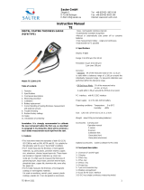 sauter TE 1250-0.1 FN User manual