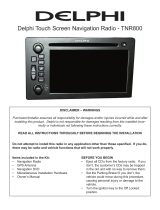 DelphiTNR800 - Navigation System With DVD-ROM