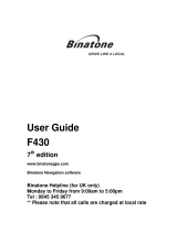Binatone F430 - EDITION 4 User manual