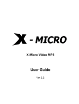 X-Micro XMP3-R512F User manual