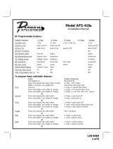 Prestige Platinum+ APS-410a Installation guide
