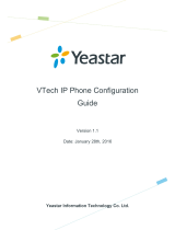 VTech Eris Terminal VSP715A Configuration manual