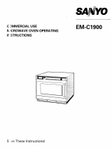 Sanyo EM-C1900 Instructions Manual