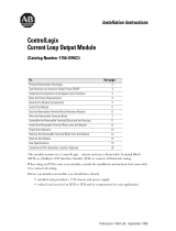 Allen-Bradley ControlLogix 1756-IC16 Installation Instructions Manual