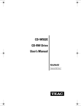 TEAC CD-W552E User manual