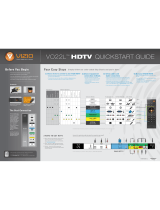Vizio VO22LHDTV10A - 22" LCD TV Quick start guide