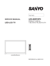 Sanyo LED-32XR10FH User manual