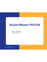Creative Sound Blaster PCI128 User manual
