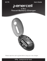 Enercell 2-BayTravel Battery Charger User manual