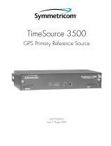 Symmetricom TimeSource 500 User manual