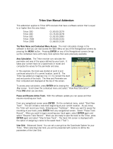 Magellan Triton 2000 User Manual Addendum