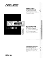 Eclipse CD7000 Owner's manual