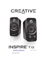 Creative Inspire T10 Quick start guide