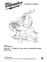 Milwaukee M18 FMS254-0 User manual