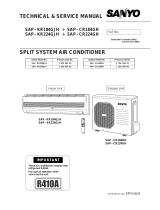 Sanyo SAP–CR184GH Technical & Service Manual