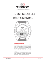 Tissot T-TOUCH SOLAR E84 User manual