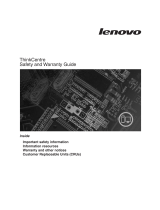 Lenovo ThinkCentre Safety And Warranty Manual