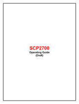 Sanyo SCP-2700 Operating instructions
