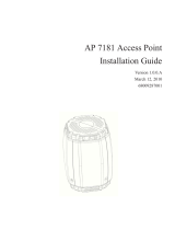 Motorola AP 7181 Installation guide