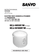 Sanyo ECJ-N55F/W User manual