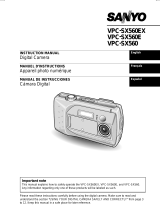 Sanyo VPC-SX560 User manual