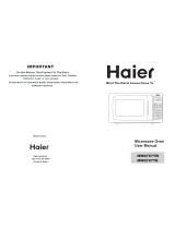 Haier MWQ767TB User manual