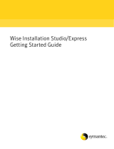 Symantec WISE INSTALLATION STUDIO - GETTING STARTED GUIDE V1.0 Getting Started Manual