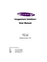 Miranda Imagestore Intuition+ User manual