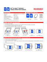 Microdia SD Operating instructions