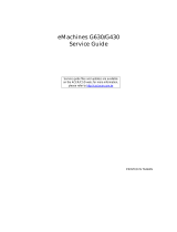 eMachines G630 Series User manual